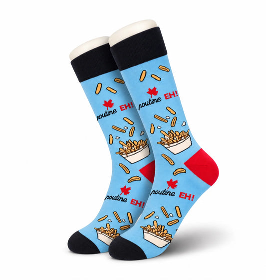 Poutine Canada Socks