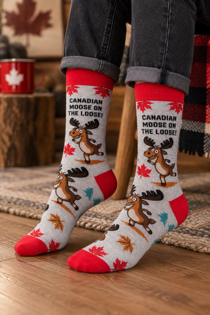 Canada Moose Socks