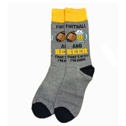 Football and Beer Socks