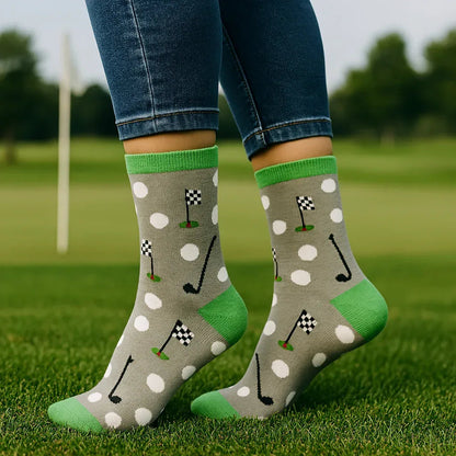 Grey Golf Socks - Sock Bro 