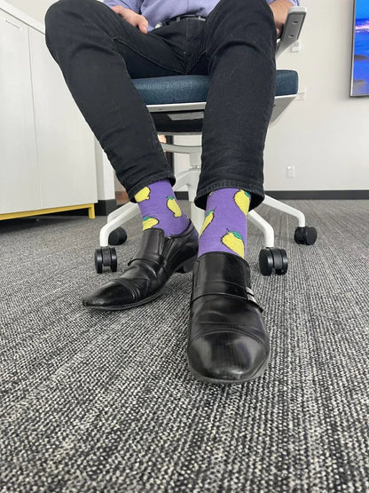 Purple Lemon Socks