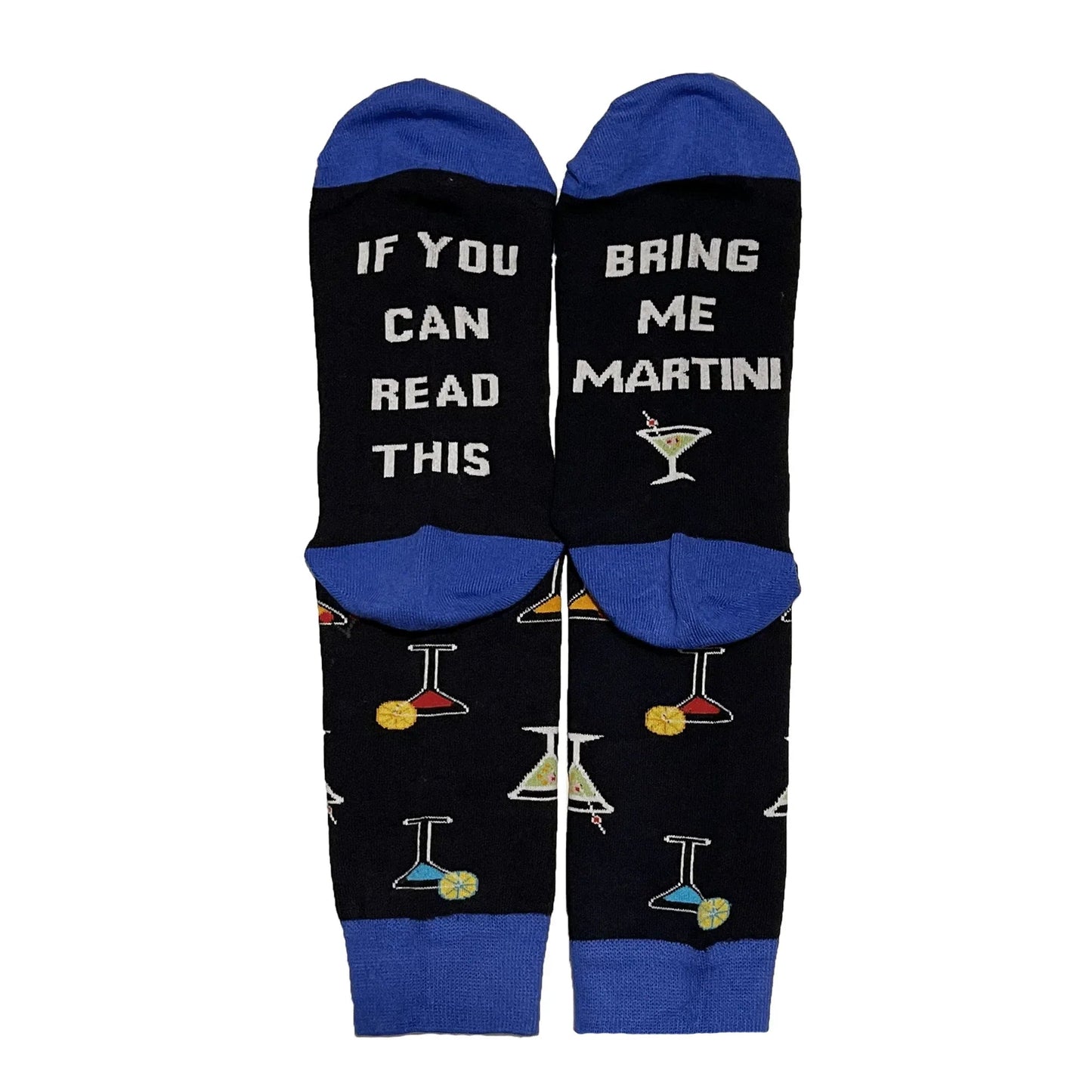 Black Martini Socks - Sock Bro 