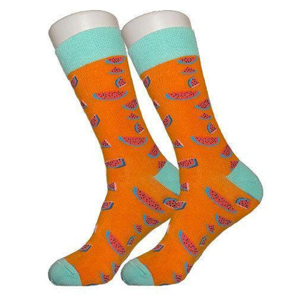 Orange Watermelon Socks - Sock Bro 
