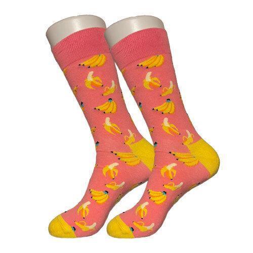Pink Banana Socks - Sock Bro 