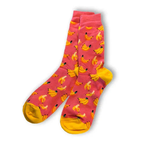 Pink Banana Socks - Sock Bro 