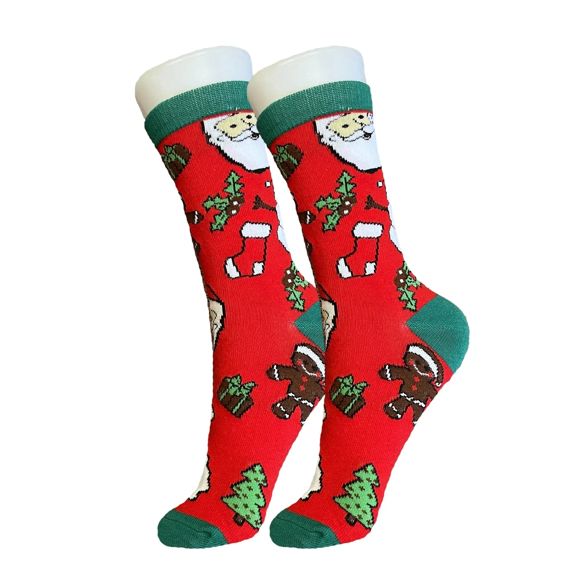 Red Festive Christmas Socks - Sock Bro 