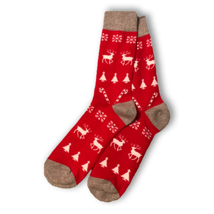Red Christmas Socks - Sock Bro 