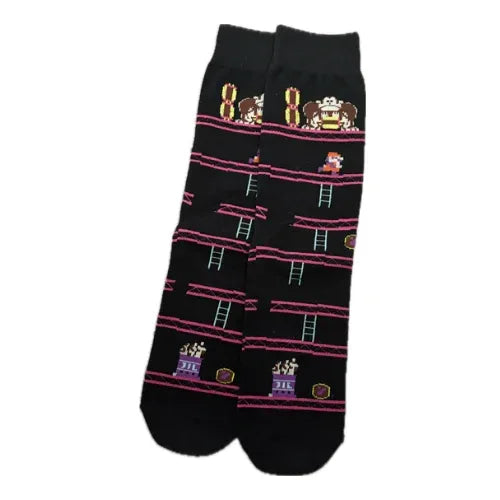 Black DK 64 Socks
