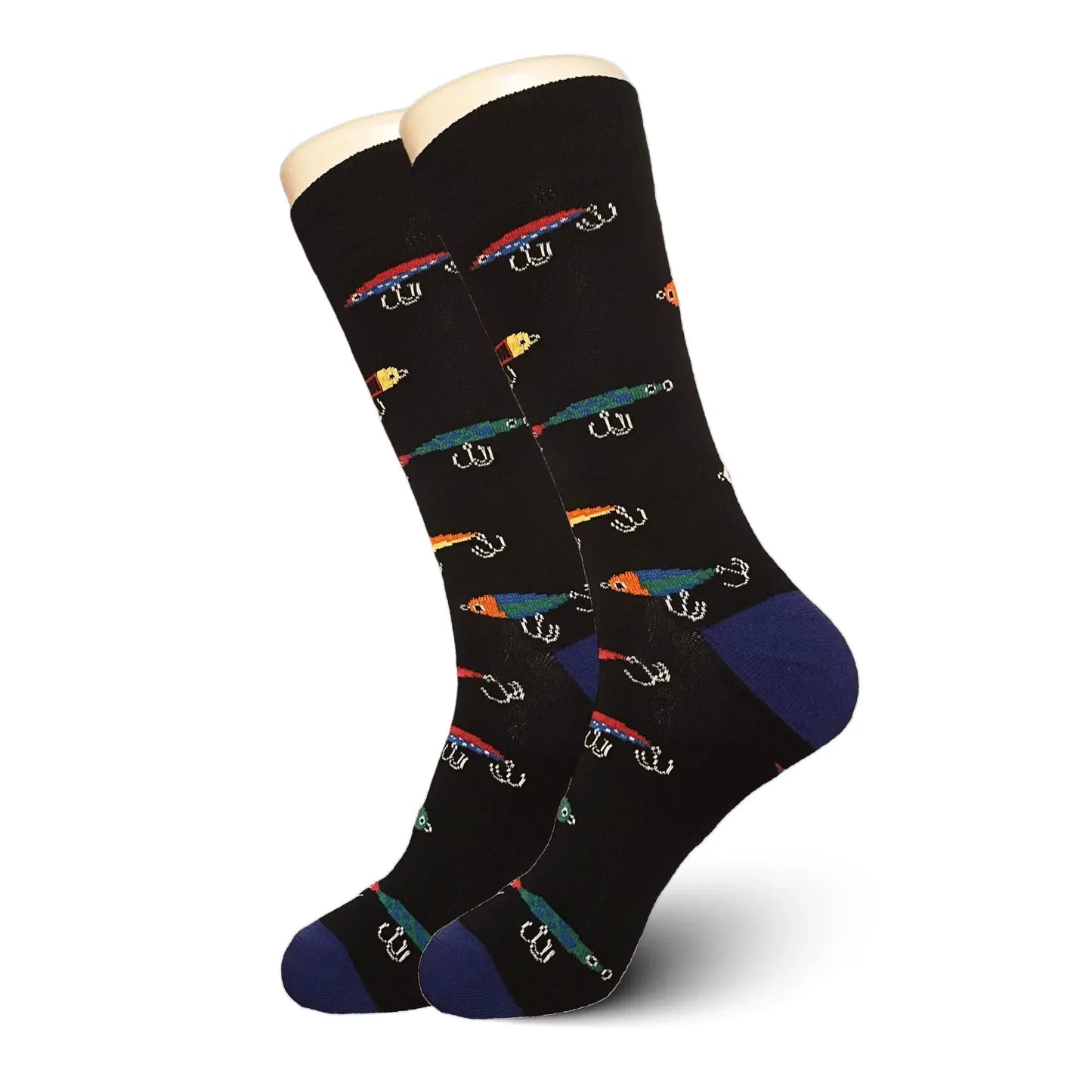 Black Fishing Lure Socks - Sock Bro 