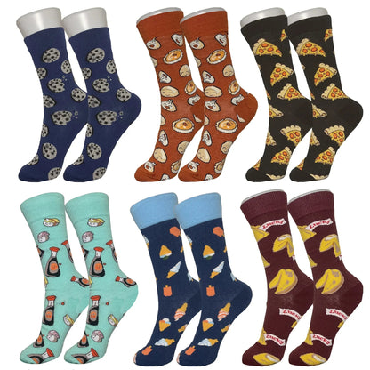 Women's Food Lover Sock Bundle - 6 Pack - Sock Bro 