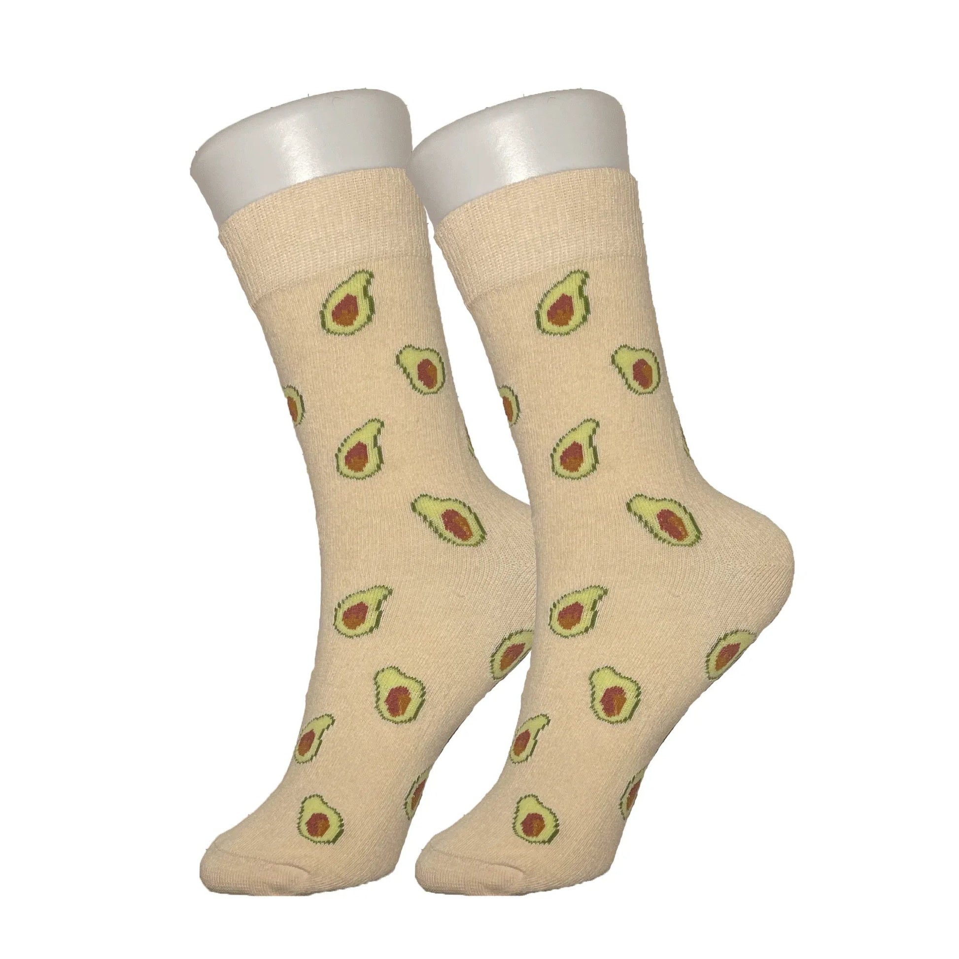 White Avocado Socks - Sock Bro 