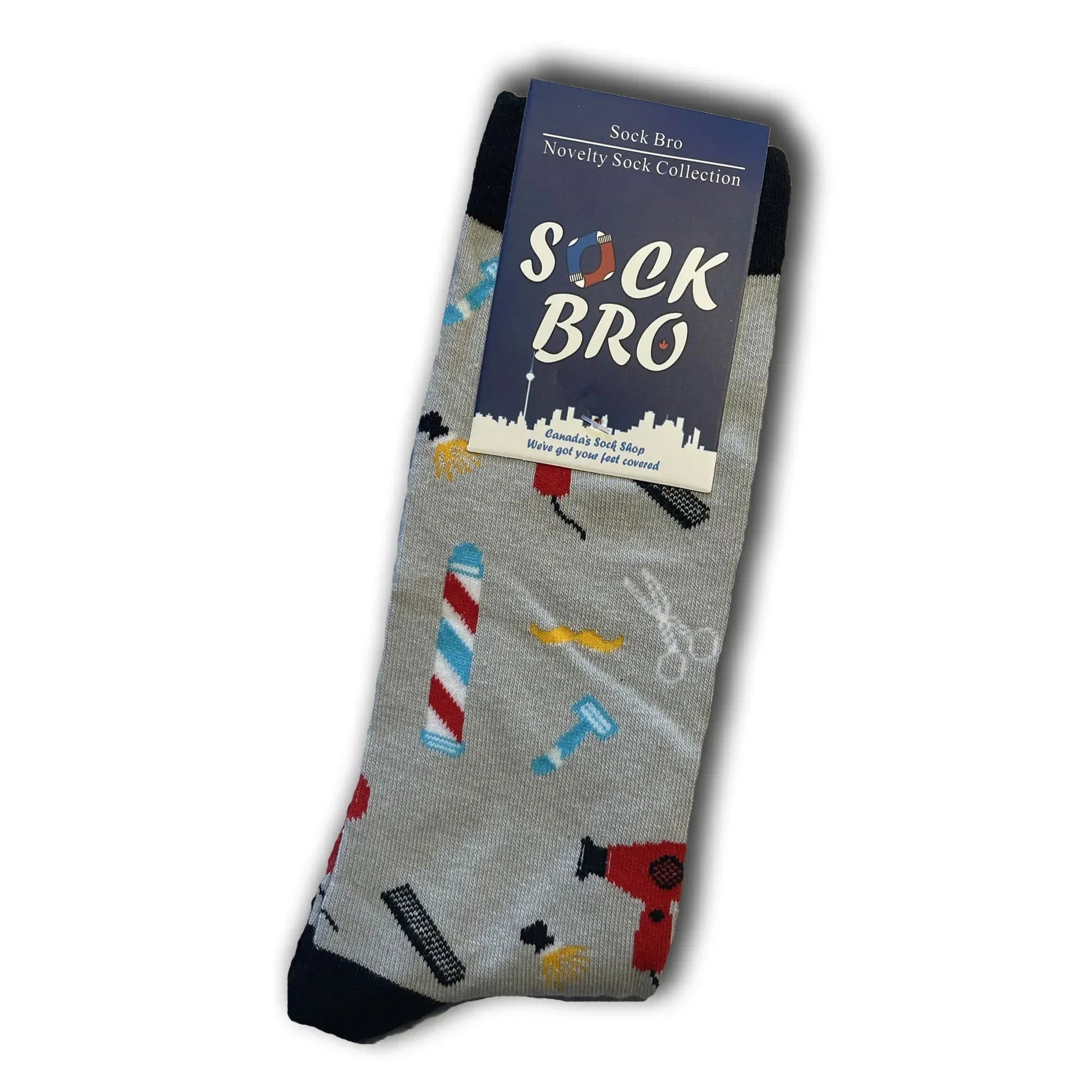 Grey Hairdresser Socks - Sock Bro 