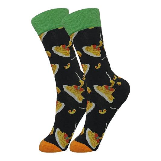 Black Pasta Socks