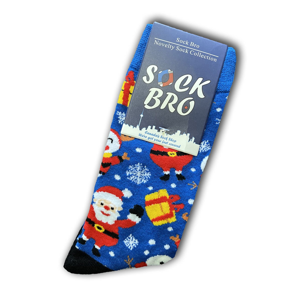 Blue Christmas Socks