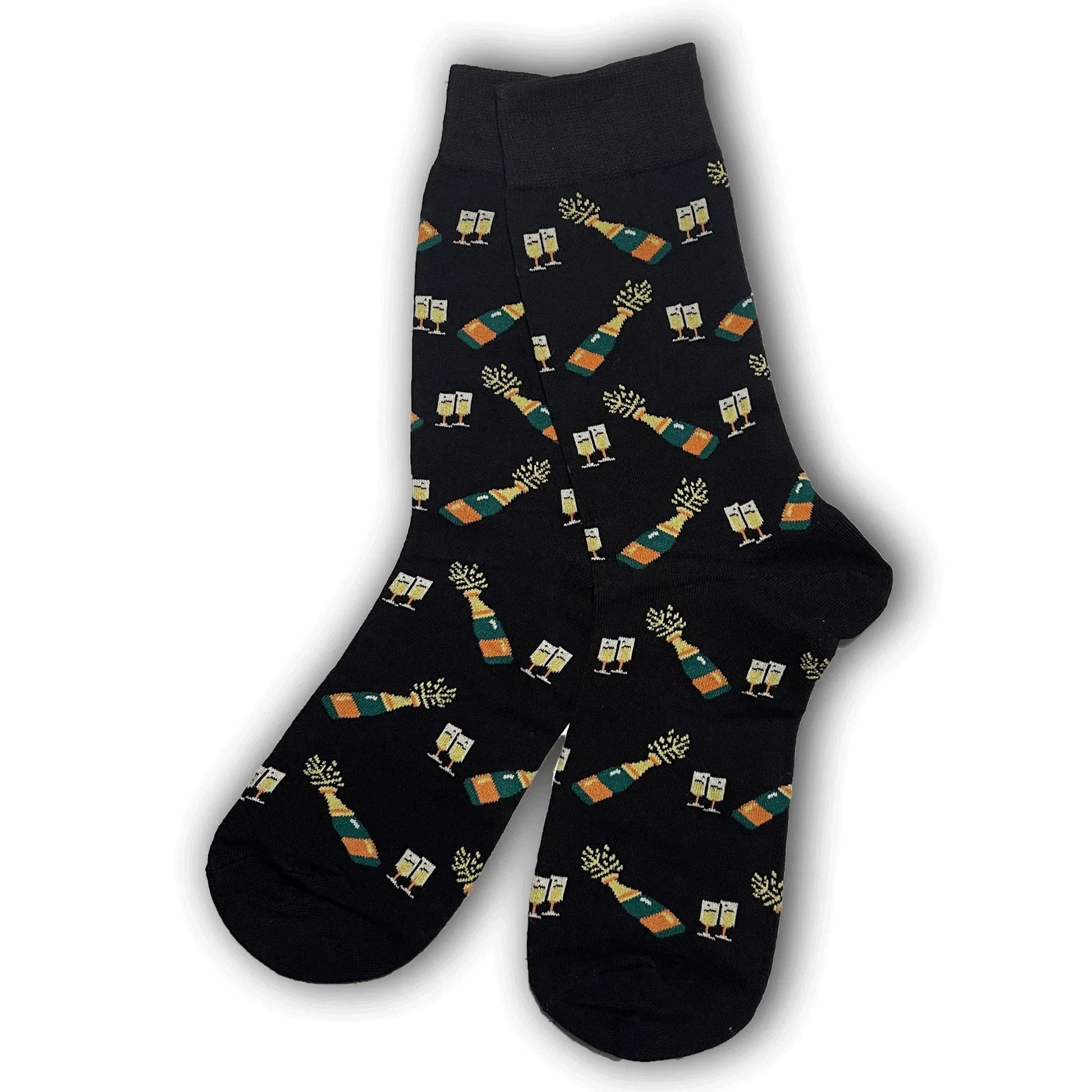 Black Champagne Socks - Sock Bro 