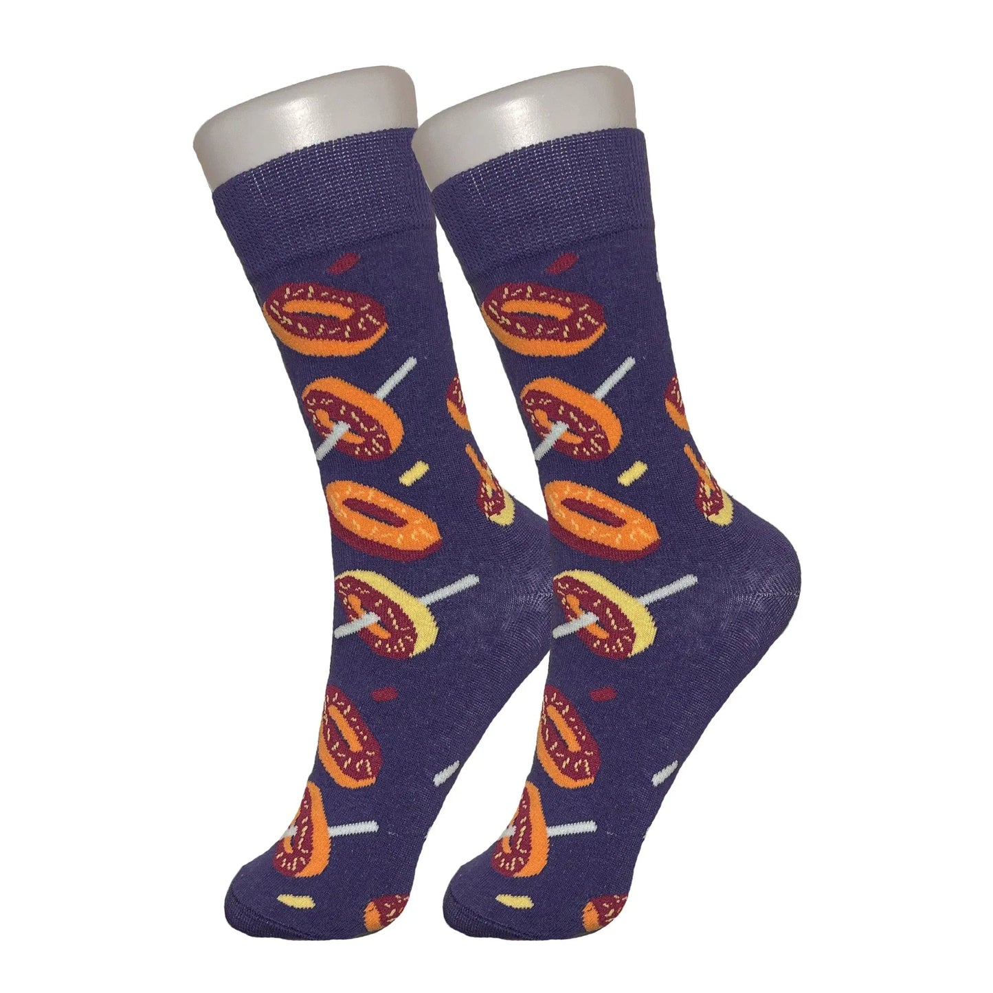 Purple Donut Socks - Sock Bro 