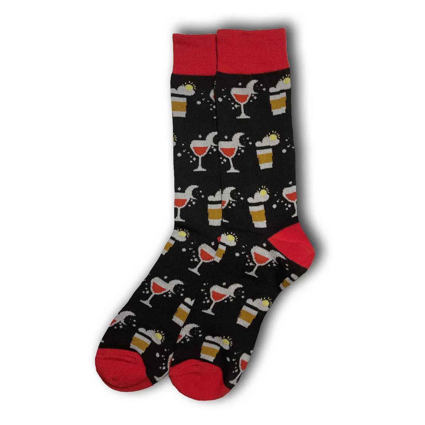 Black Coffee and Wine Socks - Sock Bro 