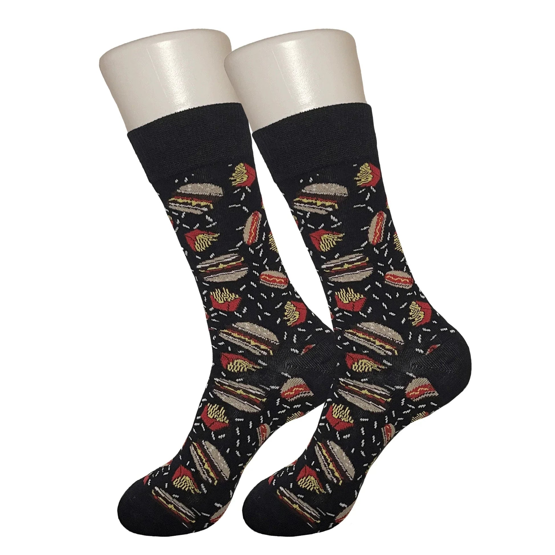 Black Fast Food Socks - Sock Bro 