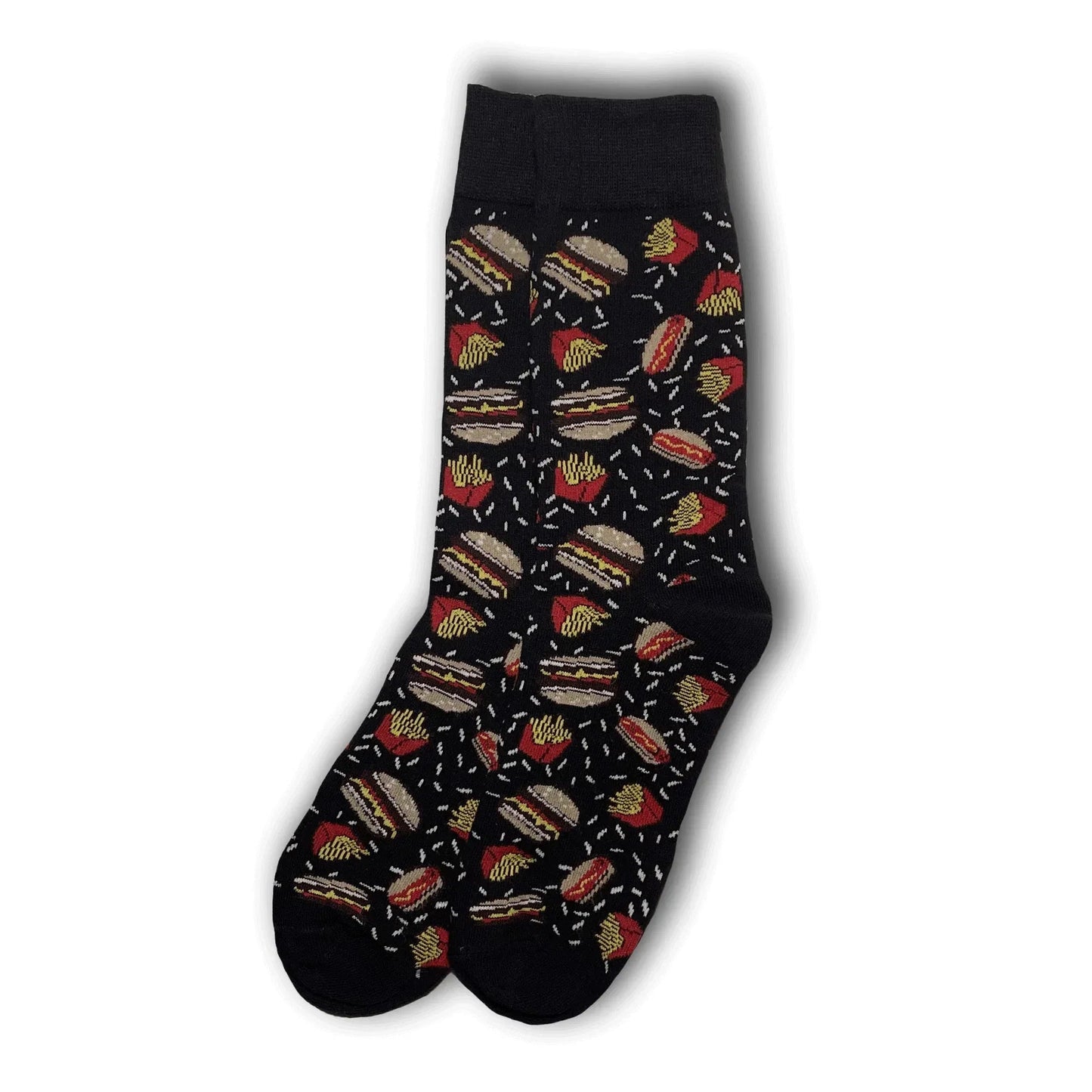Black Fast Food Socks - Sock Bro 