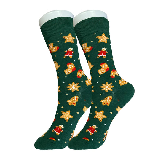 Gingerbread Cookie Socks