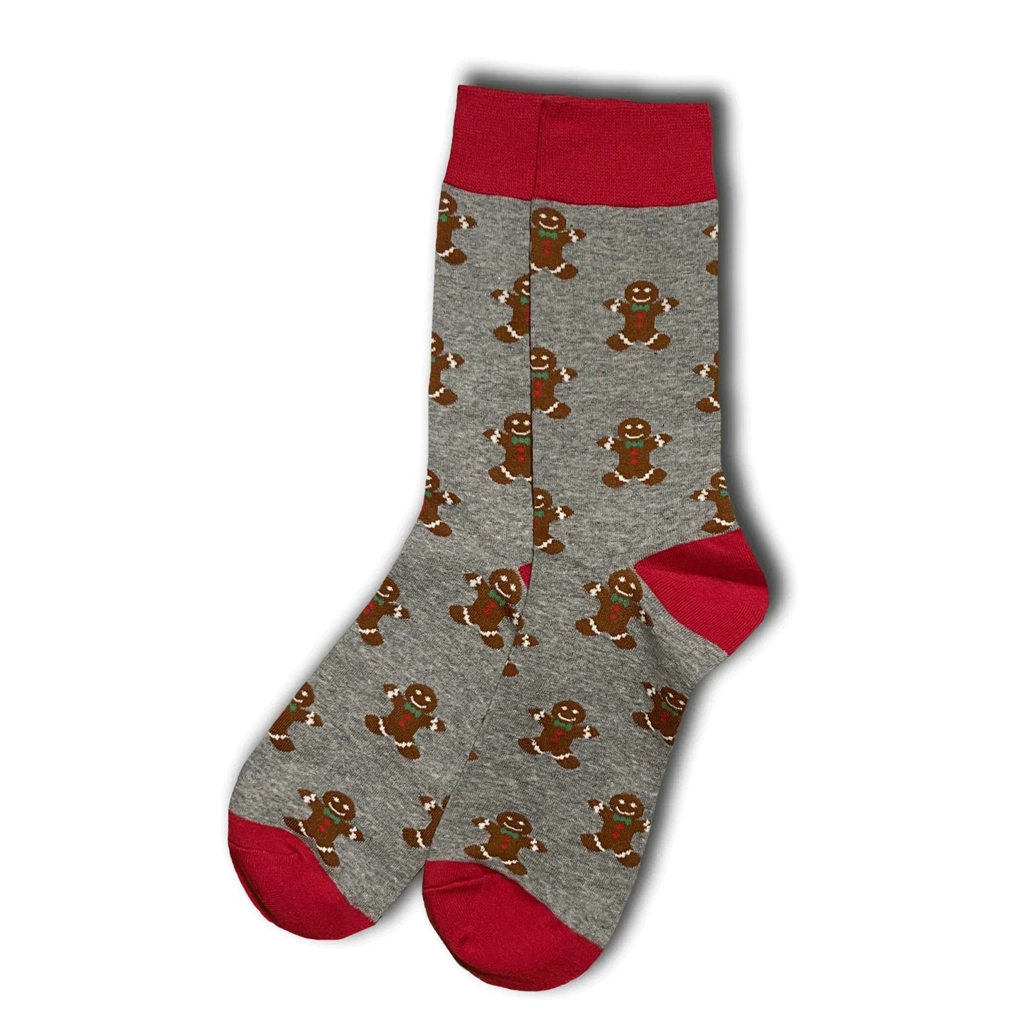 Grey Gingerbread Socks - Sock Bro 
