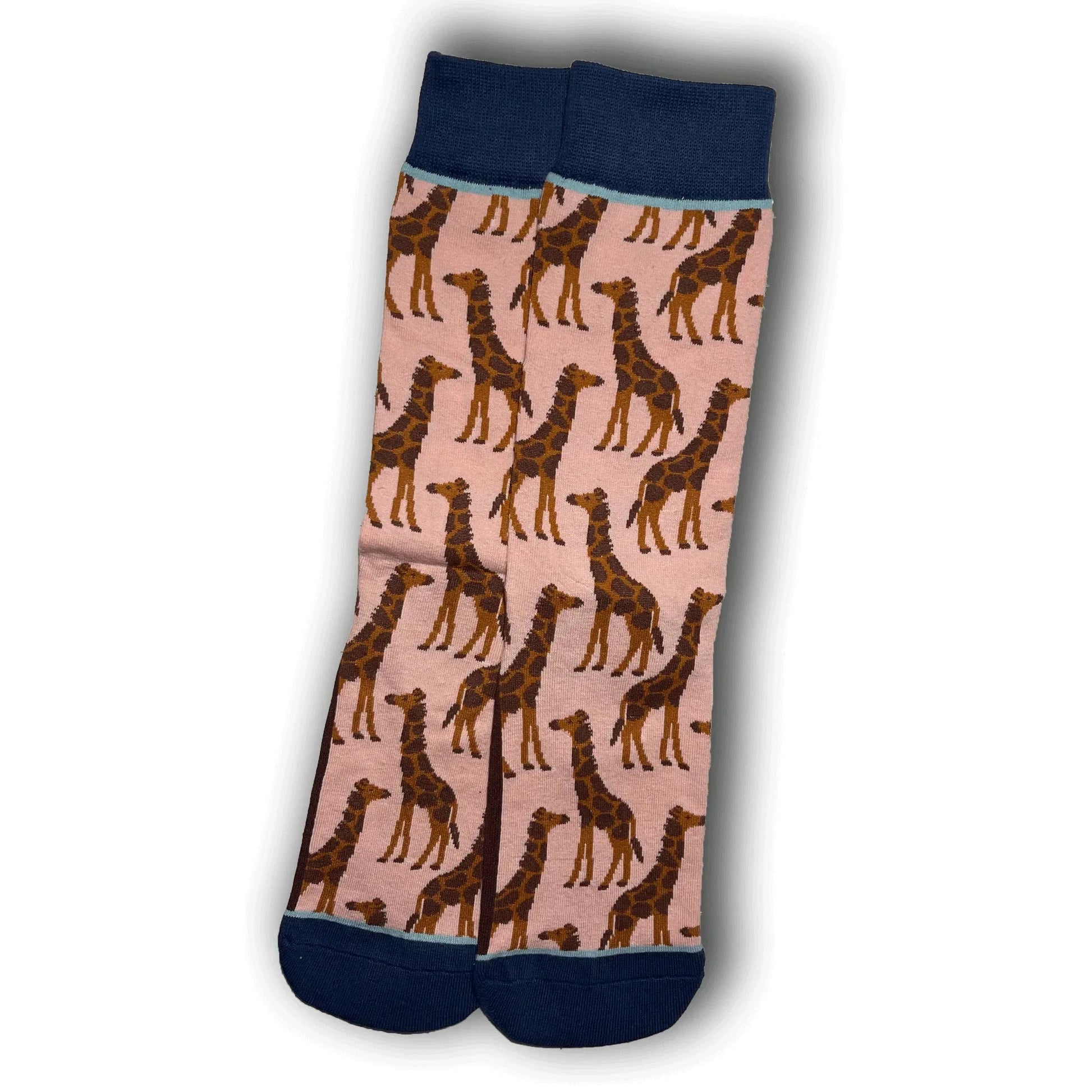 Pink Giraffe Socks - Sock Bro 