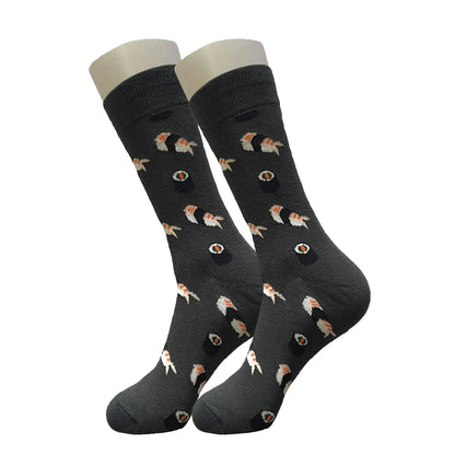 Grey Sushi Socks - Sock Bro 