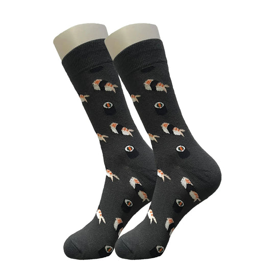Grey Sushi Socks - Sock Bro 