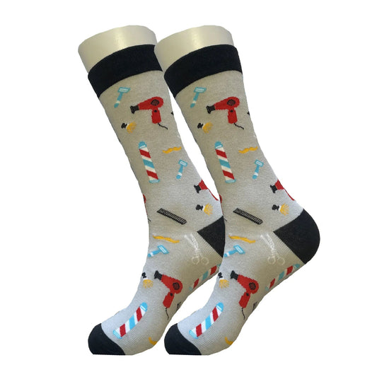 Grey Hairdresser Socks - Sock Bro 