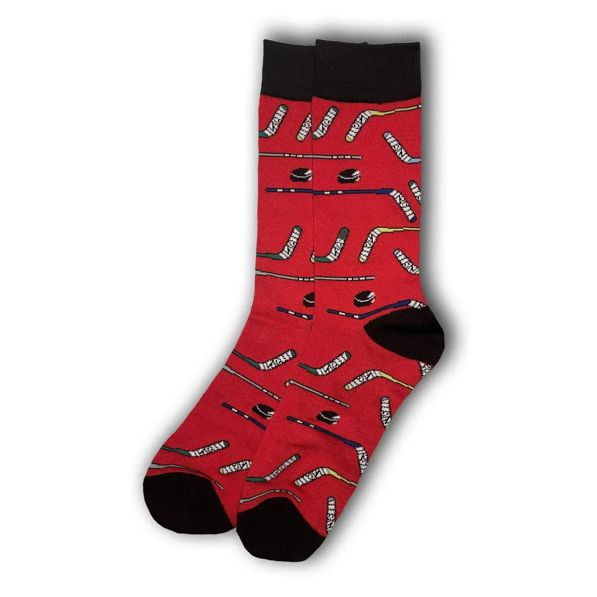 Red Hockey Stick Socks