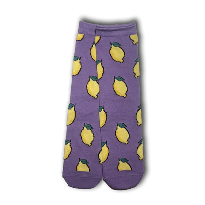 Purple Lemon Socks - Sock Bro 