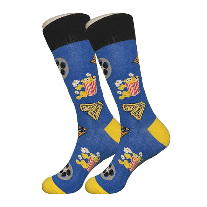 Blue Movie Socks
