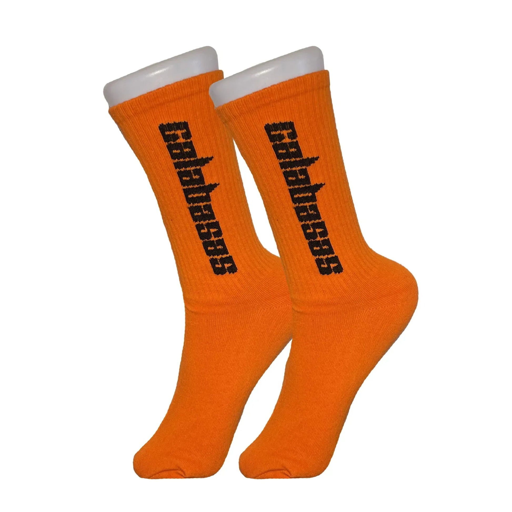 Orange Calabasas Socks - Sock Bro 