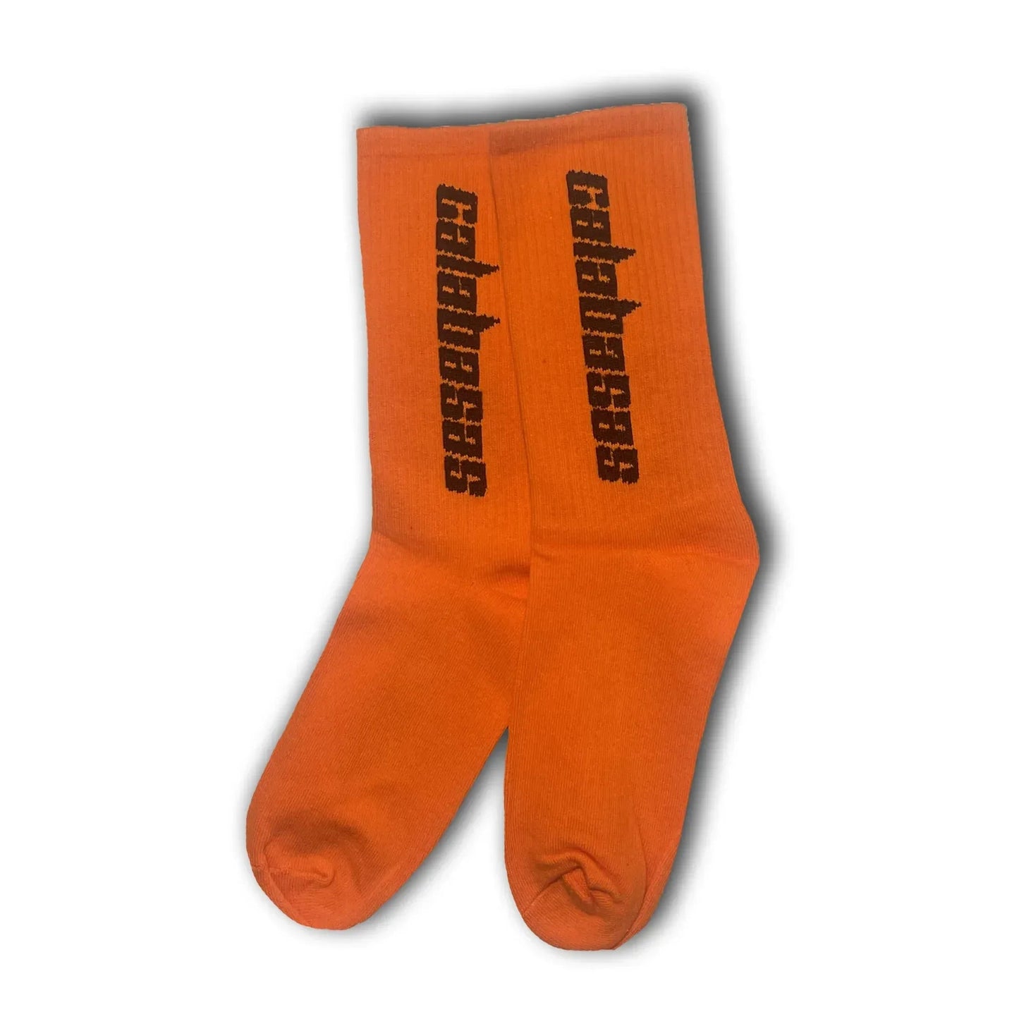 Orange Calabasas Socks - Sock Bro 