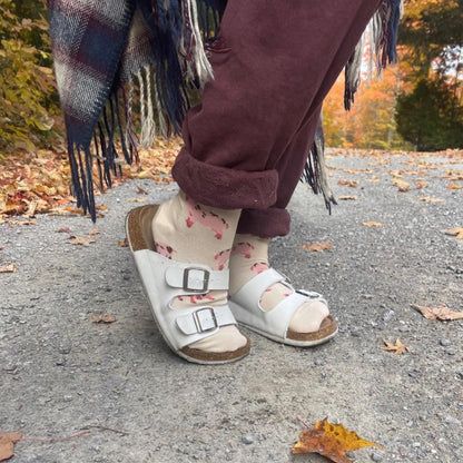 White Pig Socks - Sock Bro 
