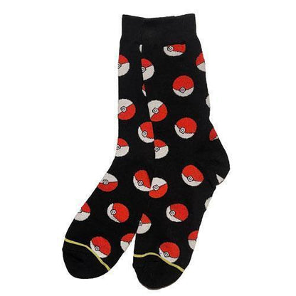 Black Pokeball Socks