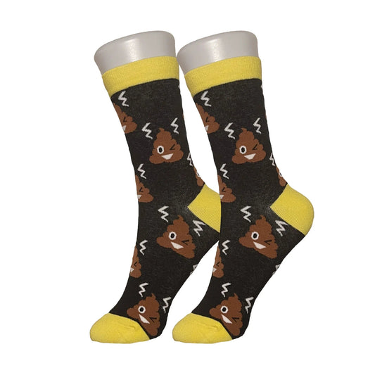 Women's Poo Emoji Socks - Sock Bro 