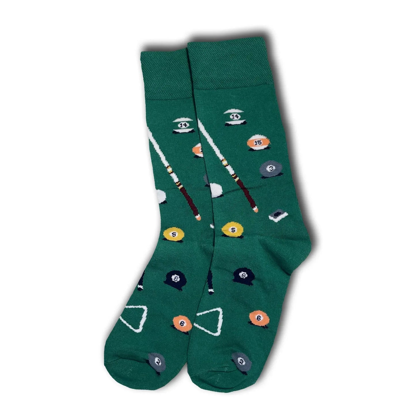 Green Pool Cue Socks - Sock Bro 