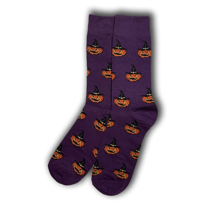 Purple Pumpkin Socks - Sock Bro 