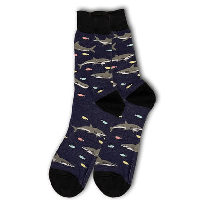 Purple Shark Socks - Sock Bro 