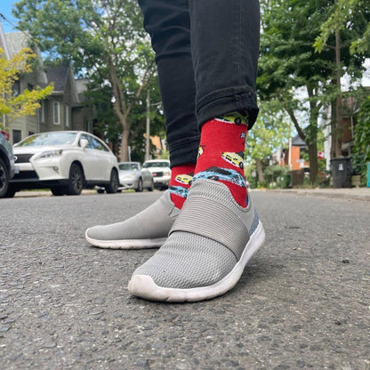 Red Racecar Socks - Sock Bro 