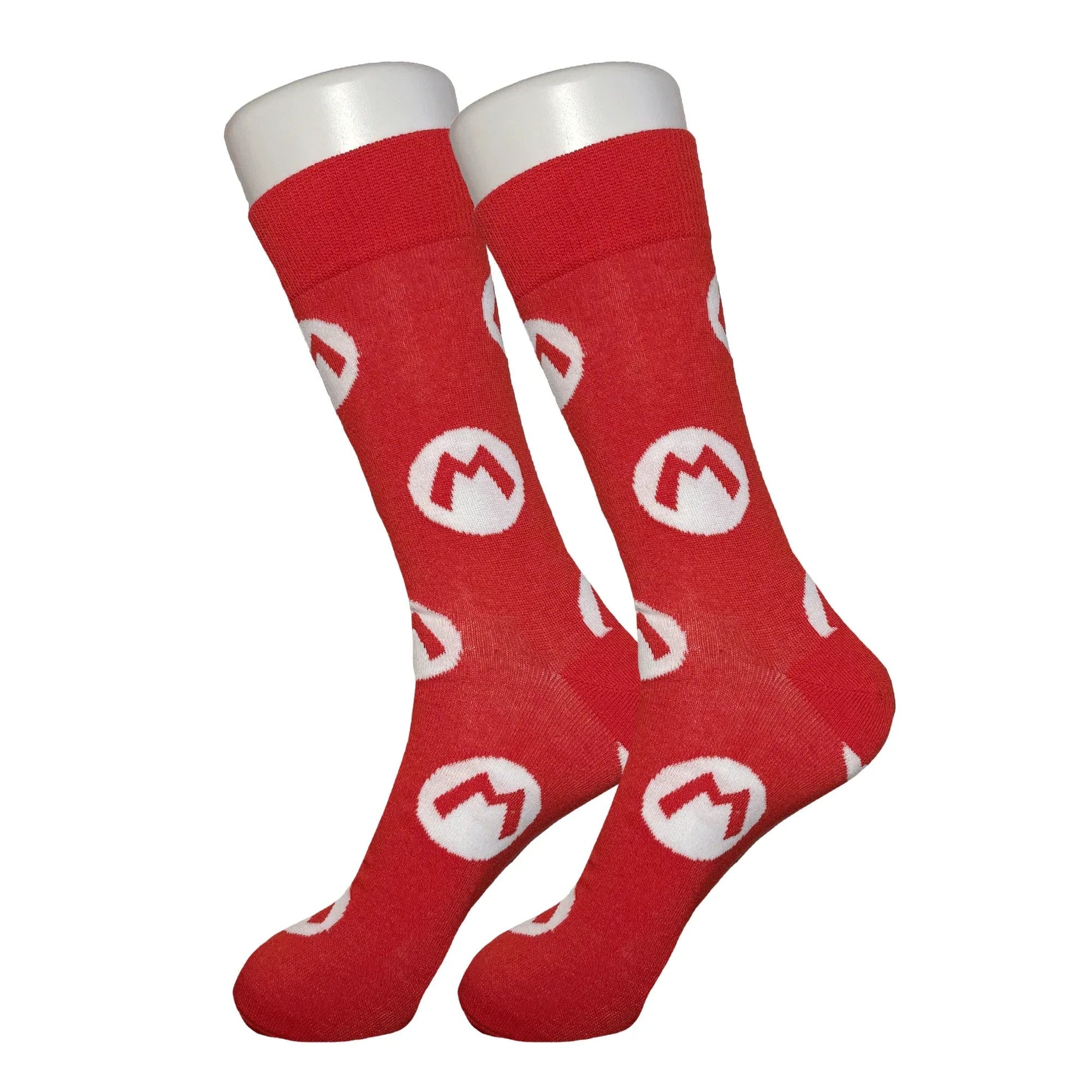 Red Mario Socks - Sock Bro 