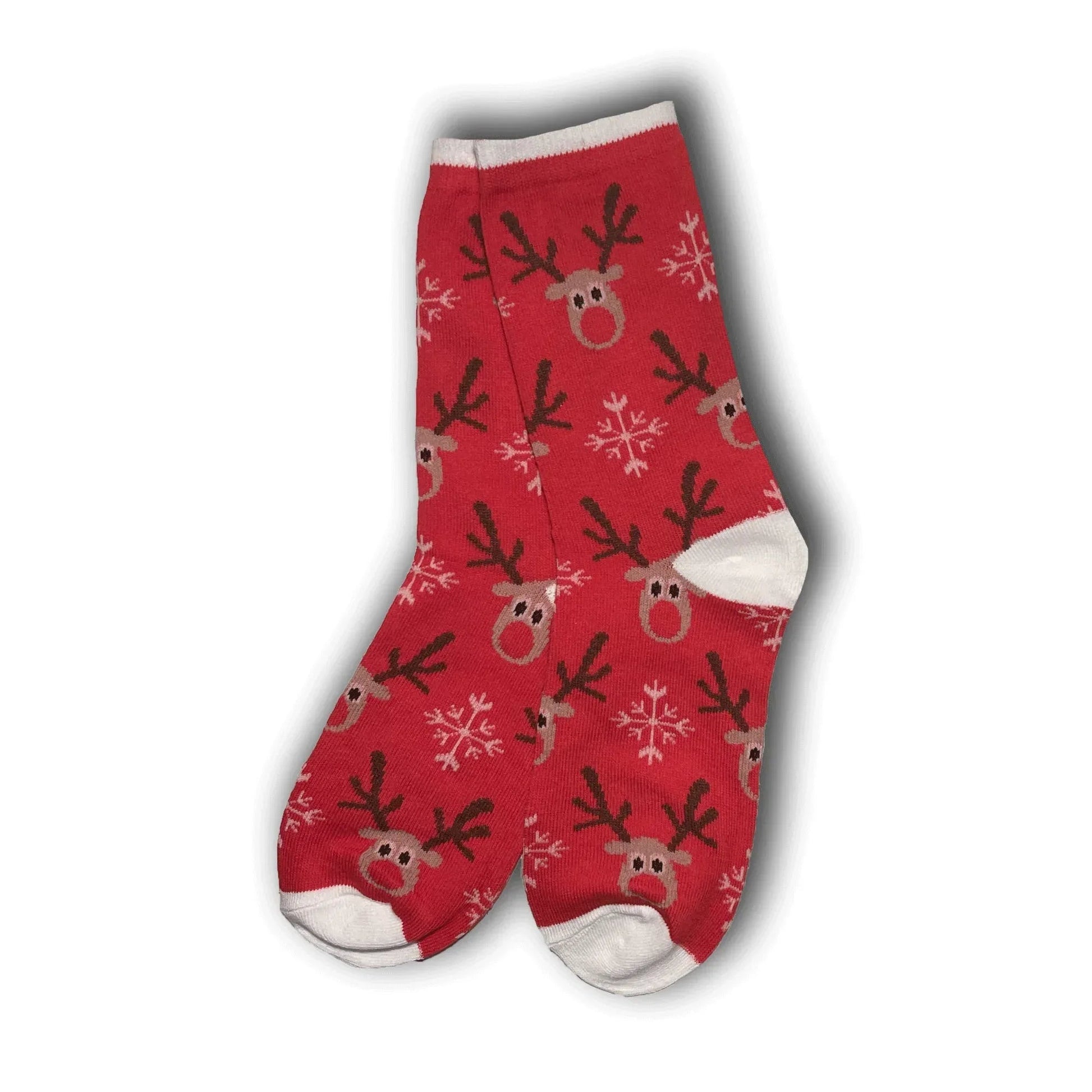 Red Reindeer Socks - Sock Bro 