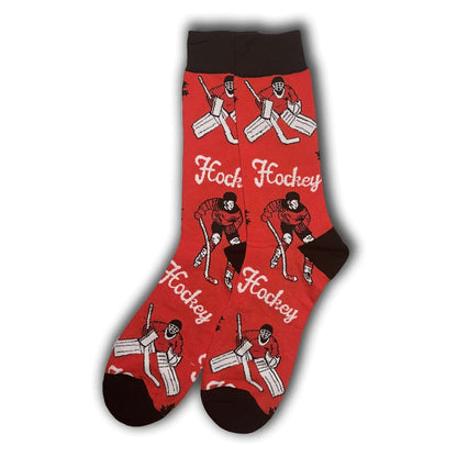 Red Hockey Socks - Sock Bro 