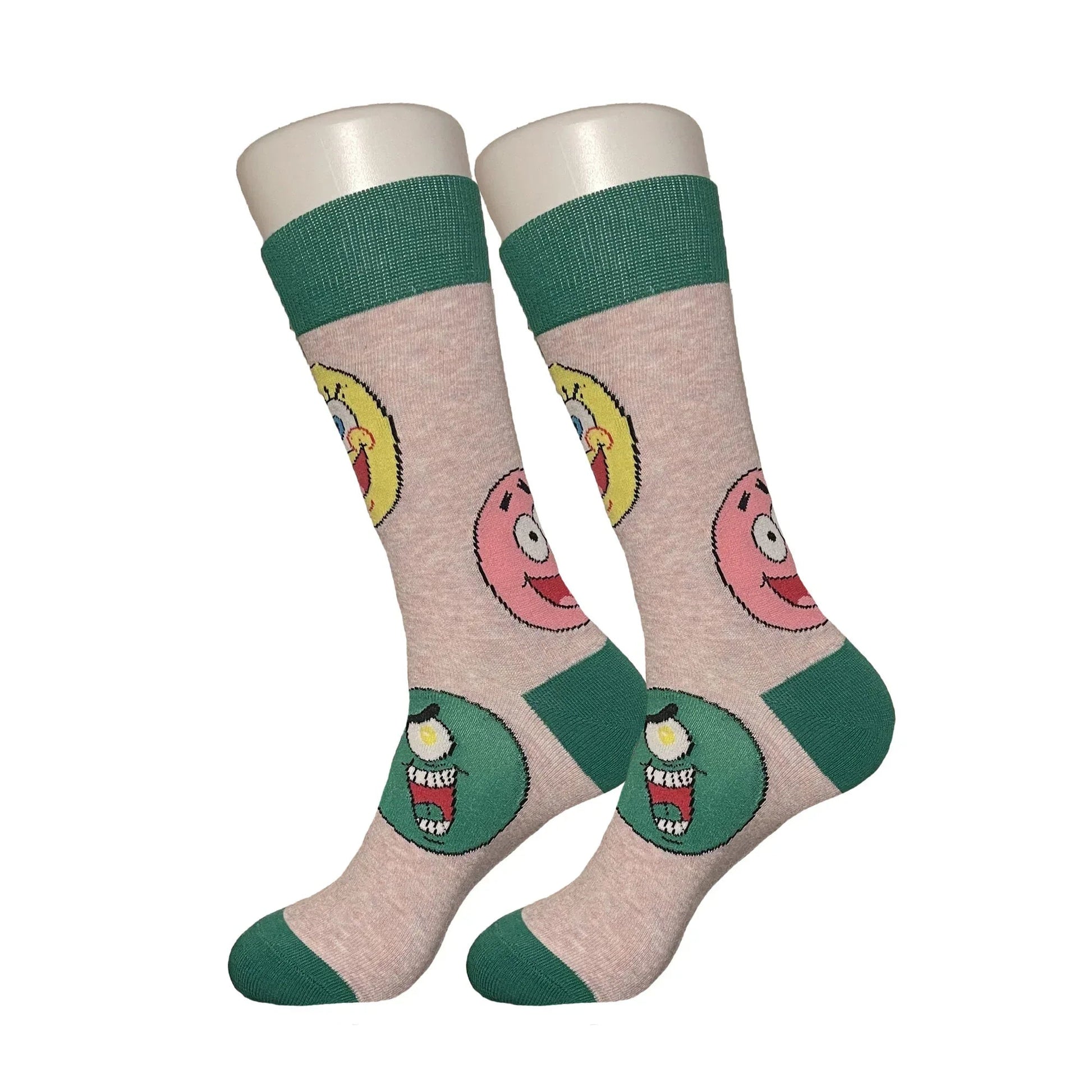 Grey Spongebob Socks - Sock Bro 