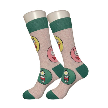 Grey Spongebob Socks - Sock Bro 