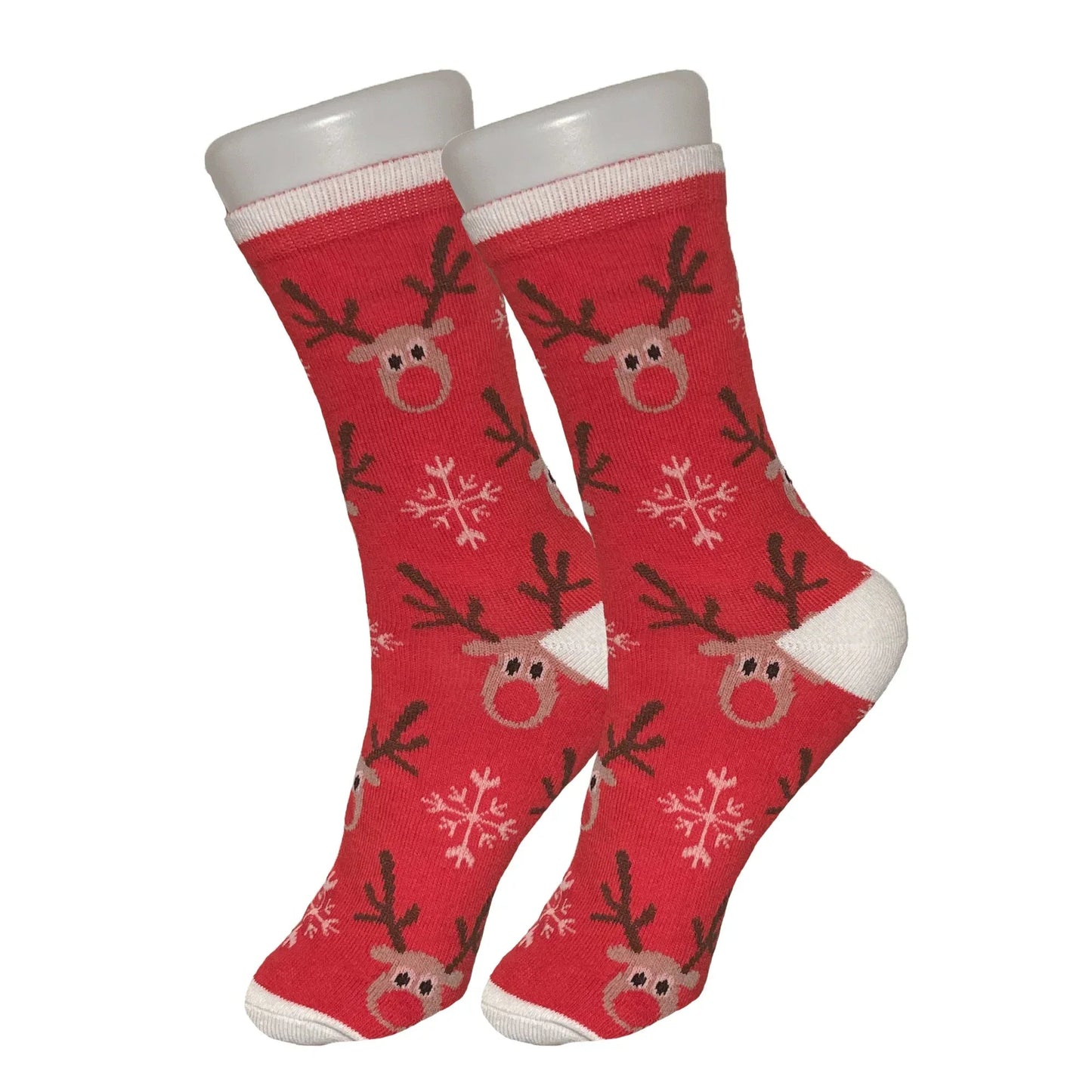 Red Reindeer Socks - Sock Bro 